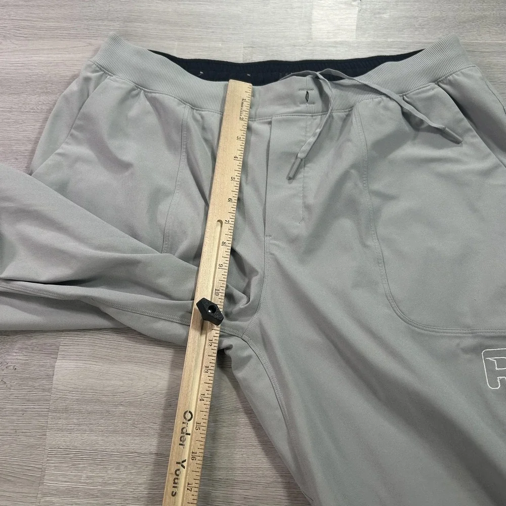 Lululemon Pants Mens XL Gray Woven Jogger Elastic Waist RYP Athletic LM5AMZS
